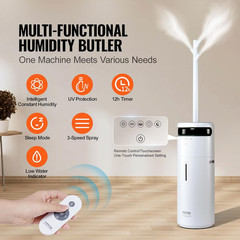 Humidifier for Home Large Room 1291.7 Sq Ft, 16L Commercial Humidifier for Whole