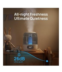 Dreo Humidifiers, 3L Top Fill 30H & 26dB Quiet Runtime Large Room