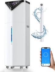 5 Gal Humidifiers for Bedroom 2800 sq ft, 19L 6 Mist Mode & Auto 180°Mist Tube