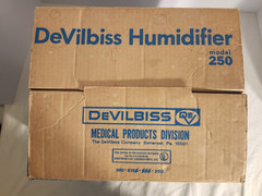 Devilbiss Humidifier Model 250 1.5 Gallon Capacity VINTAGE With Manual And Box