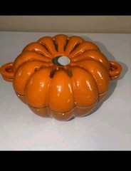 Wood Stove Steamer, Cast Iron Fireplace Humidifier, Pumpkin New In Box