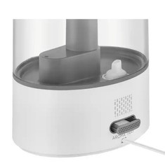 Vissani 1 Gal Ultrasonic Humidifier Cool Mist 360 Dual Nozzle for Medium Room