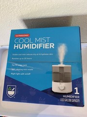 NEW ULTRASONIC COOL MIST HUMIDIFIER 0.63 GALLON CAPACITY 360* ROTATING MIST