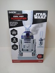 Disney Star Wars R2D2 Personal Ultrasonic Cool Mist Humidifier by Emson New Seal