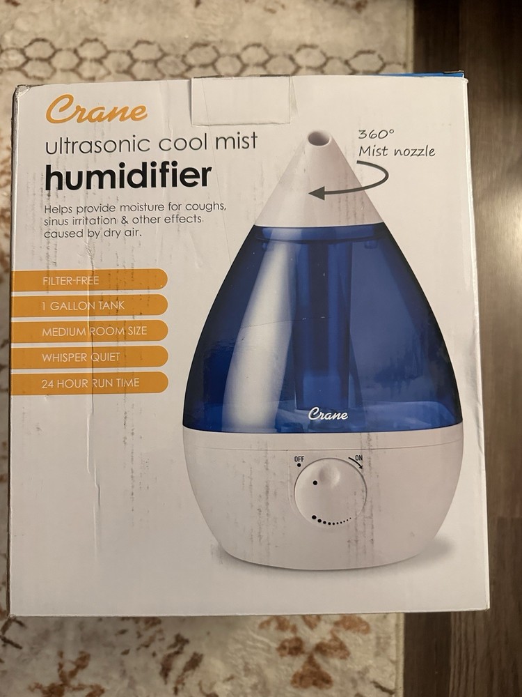 Crane USA Cool List Humidifier 1 Gallon Tank