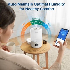 Top Fill Smart Humidifier with Ultra Quiet Operation