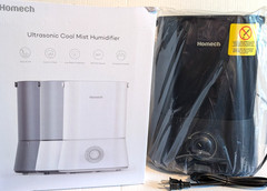 Homech HM-AH001 Cool Mist Ultrasonic 4L Humidifier 360 Degrees – New Open Box