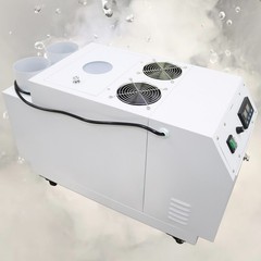 110V Ultrasonic Humidifier 9kg/h Mist Fog Cool Maker Cooler Sprayer 2 Outlets