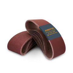 3 In. X 21 In. 60/80/120/180/240/400-Grit Aluminum Oxide Sanding Belt Assortment