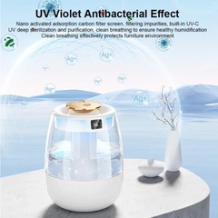 2L Humidifiers for Bedroom Ultrasonic Warm & Cool Mist LED Humidifier Top Fill
