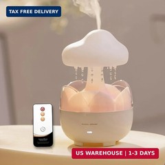Raindrop Portable Humidifier,Cloud Essential Oil Diffuser,230ml Capacity,Remote