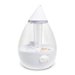 Crane White Teardrop Ultrasonic Cool Mist Humidifier, 1 Gallon Auto… Fast Ship