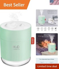 Super Quiet 500ml Mini USB Humidifier – Easy One-Button Control for All Spaces