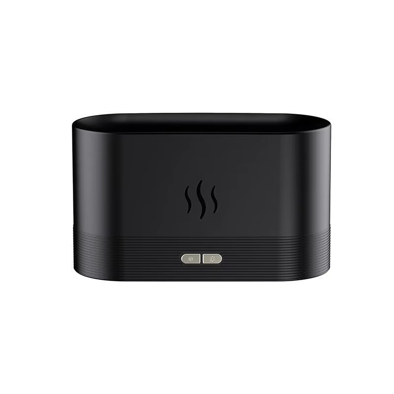 Ultrasonic Perfume Humidifier with Colorful LED Flame Light & Fragrance