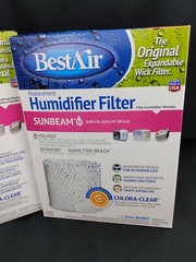 BestAir H64 Humidifier Replacement Filter Extended Life Air Lot Of 2 Indoor