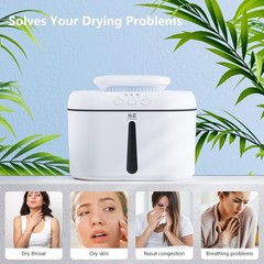 SZO Humidifiers for Bedroom Large Room, 2.5L Dual Nozzle Cool Mist Humidifier fo