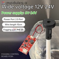 Humidifier Mist Maker Driver Circuit Board Ultrasonic Atomization Module 6-24V