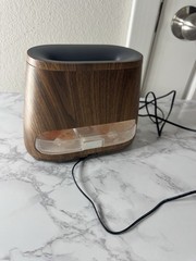 SALKING Ultrasonic Humidifier, Wood Grain, 4Hr Timer, Alexa, 0.5 Gal
