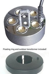 5-disc Pond Water-Fogger-Mist Maker-w/LEDs & Float Ring-ultrasonic fog mister