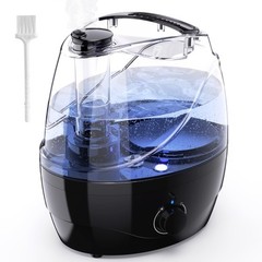 2.2L Cool Mist Humidifier, 30 Hours W Whisper Quiet Operation, 360° Rotation