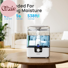 Humidifiers for Bedroom Large Room, 6L Cool Mist Top Fill Humidifier with Essent