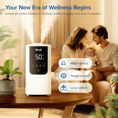 LEVOIT Humidifier OasisMist 4.5L Smart for Home Warm & Cool Mist Air White *NEW