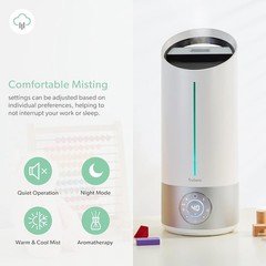 TruSens Clean Mist Ultrasonic 8L Humidifier With UV-C Light, Humidity Sensor