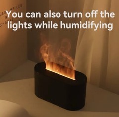 Simulated Flame Humidifier – Smoke Design with Flame Shape