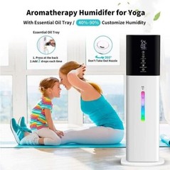 Humidificador Ultrasónico Silencioso Neblina Ajustable 4 Litros Blanco TaoTronic