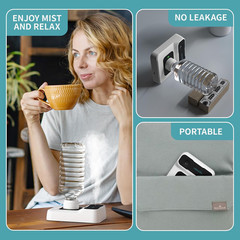 Travel Humidifier, Portable Small Humidifier for Plants, Bedroom, Office, Hotel
