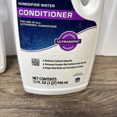 Lot Of 2 BestAir Ultra-Treat Humidifier Ultrasonic Water Conditioner 32 oz