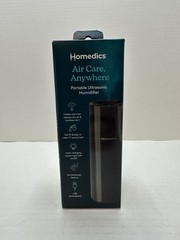HoMedics Ultrasonic Portable Humidifier Red UHE-CMP17-BG USB Rechargeable