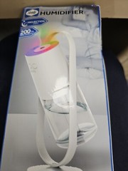 Sealy Multicolor Projector Humidifier – 2 Mist Modes Touch Control 3 Light Modes