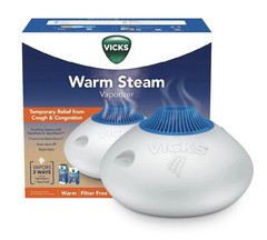 Vicks Warm Steam Vaporizer, Small to Medium Rooms, 1.5 Gallon Tank – Warm Mist