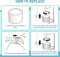 30-Pack LEVOIT Compatible Humidifier Filters – Enhanced Air Quality & Efficiency