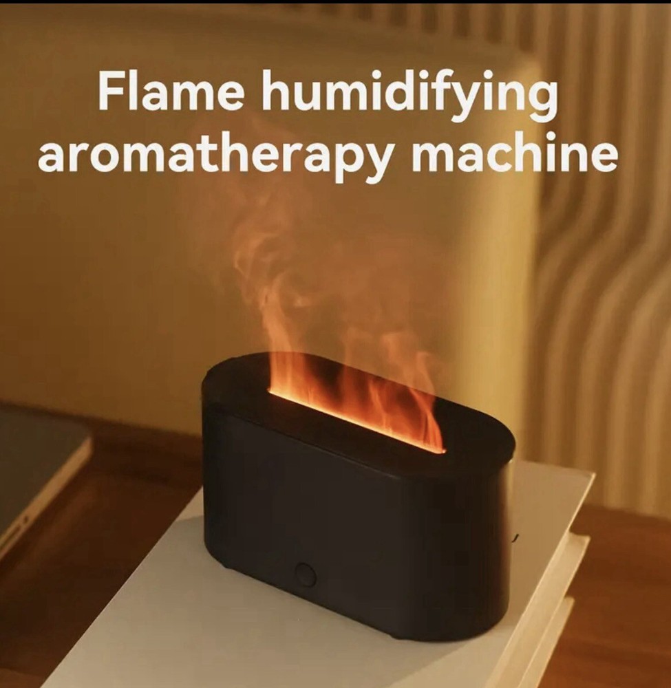 Simulated Flame Humidifier – Smoke Design with Flame Shape