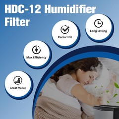 Humidifier Wick Filter Pad 2 Pack for AIRCARE Emerson ES-12 and Kenmore 32-14911