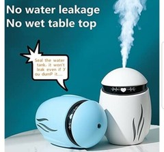 Portable Mini Humidifier for Travel and Small Room with Breathing White