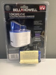 BELL + HOWELL SONIC BREATH ULTRASONIC PERSONAL HUMIDIFIER NEW