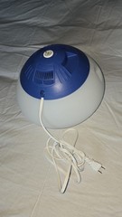 equate Cool Mist Tabletop Portable Humidifier White Blue Plastic Electric