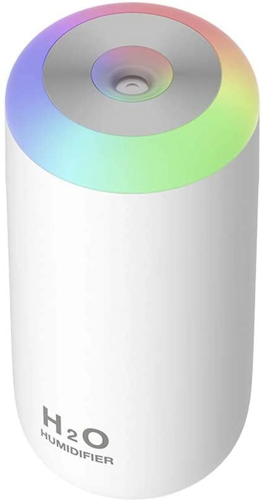 Small Humidifier, 350Ml Small Humidifiers for Bedroom, Portable Humidifier, LED