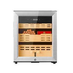 50L 300 – Count Electric Cigar Humidor Cabinet with Compressor Cooling, Cedar