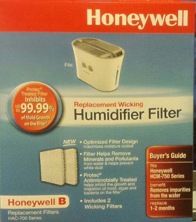 New Honeywell Humidifier Filter B Model HAC700TV1 Fit HCM-750 Series 2 Pcs/ Pack