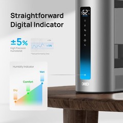 Luxury 6L Humidifier for Large Rooms – Smart Digital, Auto Adjust & Aroma Boost