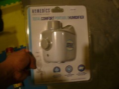 Homedics Personal Travel Ultrasonic Humidifier-Portable Mister brand new