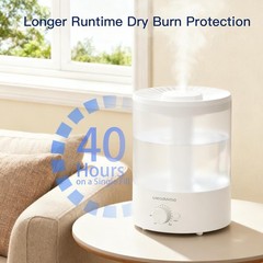 2 pack 3.5L Ultrasonic Cool Mist Humidifier Top-Fill Essential Oil Diffuser