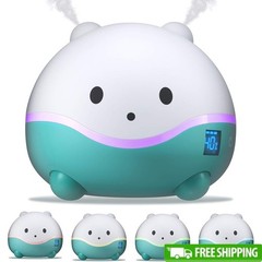 Cute Humidifier W/ Night Light Aromatherapy Diffuser Hygrometer Kids Room New