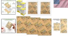Individually Wrapped 60 Pack 62% RH Humidity Control Packets for Quality Storage