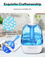 Humidifier Cleaner 12 Pack, Demineralization Cleaning Ball, Works in All humi…