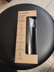 HoMedics Breathe Better Personal Portable Ultrasonic Humidifier USB Powered
